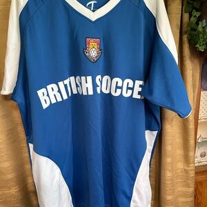 British soccer challenger shirt, new without tags, men's extra large